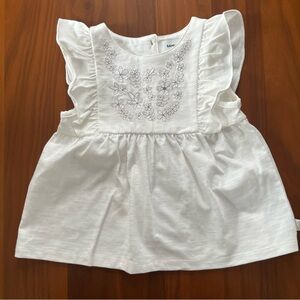 SAMMY + NAT | soft top with Floral Embroidery size 4Y